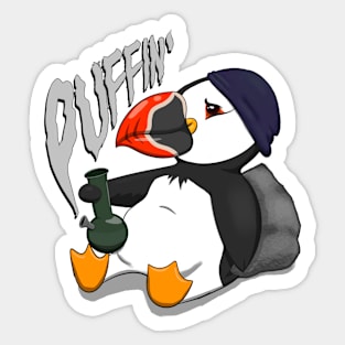 Puffin’ Sticker